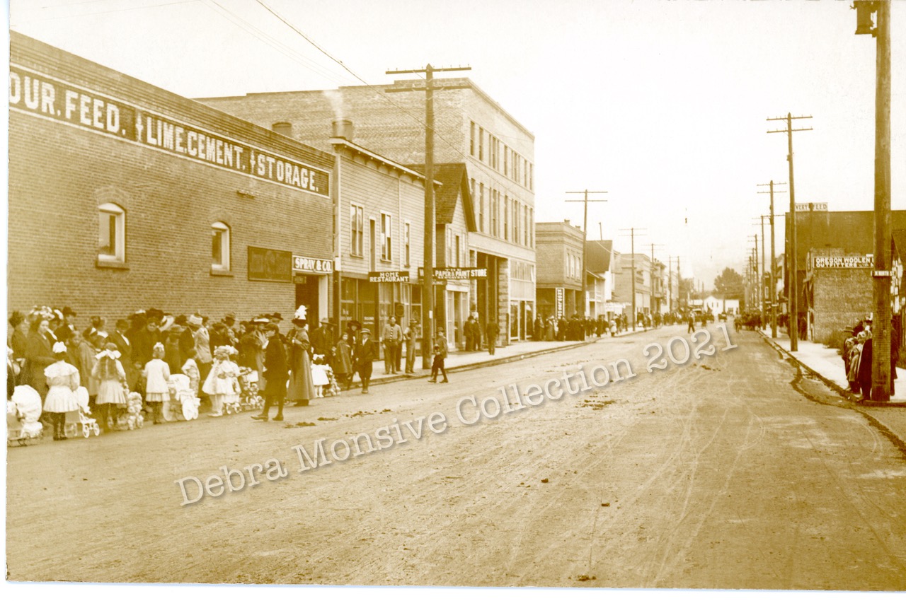 Postcard number 28 Main Street Parade c.1912